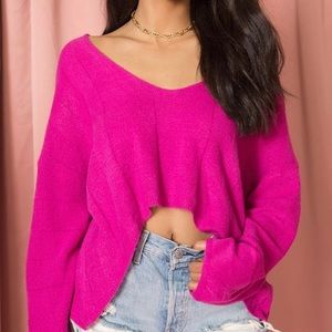 Superdown Pink Top